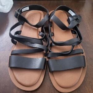 NWT TOMS SEPHINA STRAPPY SANDALS